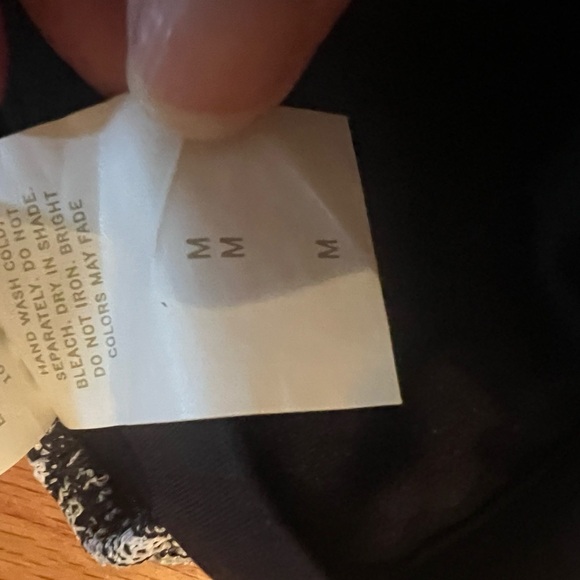 Perry Ellis black and Gray Zig zag Bikini S/M - Picture 3 of 6